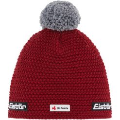 Czapka Eisbar Jamie Pompon MÜ SKA. Czerwone czapki męskie Eisbar, bez wzorów, sportowe. W wyprzedaży za 194.93 zł.