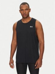 Under Armour Tank top Tech 1382795 Czarny Regular Fit. Czarne t-shirty sportowe męskie Under Armour, m, bez wzorów, z syntetyku, sportowe, bez ramiączek. Za 99.99 zł.