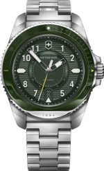 Zegarek Victorinox Zegarek męski Victorinox 242015 srebrny. Szare zegarki męskie VICTORINOX, srebrne. Za 5,250.00 zł.