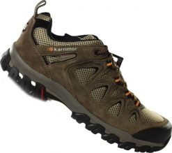 Buty trekkingowe męskie Karrimor Aerator brązowe r. 41. Brązowe buty trekkingowe męskie Karrimor, bez wzorów, bez zapięcia. Za 326.69 zł.