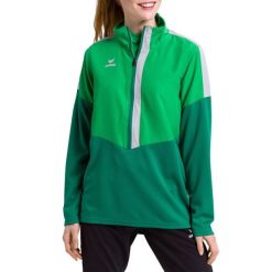 Bluza rozpinana Erima Worker Squad. Zielone bluzy rozpinane męskie Erima, m, bez wzorów, z polaru, bez ramiączek, bez kaptura. W wyprzedaży za 128.00 zł.