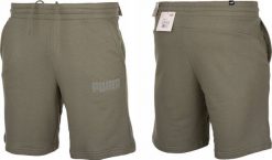 Puma Spodenki męskie Puma Modern Basic zielone 585864 73 L. Zielone szorty sportowe męskie Puma, bez wzorów, sportowe. Za 131.01 zł.