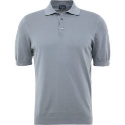 Drumohr Koszulka polo grigio. Szare koszulki polo męskie Drumohr, z bawełny, polo. W wyprzedaży za 499.50 zł.