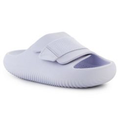 Klapki Crocs Mellow Luxe Recovery Slide 209413-5BR fioletowe. Fioletowe klapki i japonki męskie bez wzorów. Za 408.30 zł.