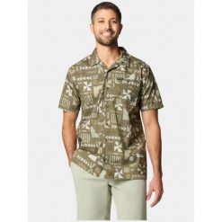 Koszula męska Columbia Pine Canyon. Zielone koszule męskie Columbia, na lato, m, bez wzorów, bez kołnierzyka, bez ramiączek. Za 269.00 zł.