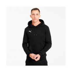 Bluza treningowa męska Puma teamGOAL 23 Causals Hoody. Czarne bluzy nierozpinane męskie Puma, m, bez wzorów, sportowe, bez ramiączek, bez kaptura. Za 153.00 zł.