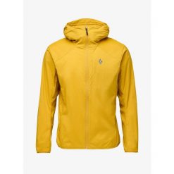 Kurtka softshell męska Black Diamond Alpine Start Hoody. Żółte kurtki softshell męskie Black Diamond, m, bez wzorów, z softshellu, bez kaptura, trekkingowe. Za 576.99 zł.