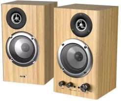 Głośniki komputerowe Genius Reproduktor SP-HF1812BT, BT, 3.5mm jack, 50W, jasne drewno. Zestawy głośników Genius. Za 420.18 zł.