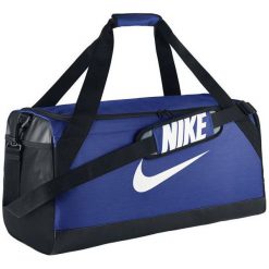 Nike Torba sportowa Brasilia M niebieska (BA5334-480). Torby sportowe męskie marki Nike. Za 107.99 zł.