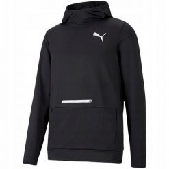 Męska Bluza Z Kapturem Rtg. Czarne bluzy nierozpinane męskie Puma, m, bez wzorów, z kapturem. Za 212.99 zł.
