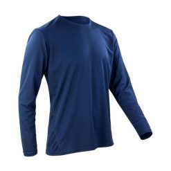 T-shirt Unisex Dla Dorosłych Z Długim Rękawem Performance. Niebieskie koszulki męskie z długim rękawem SPIRO, s, bez wzorów, sportowe, bez kołnierzyka, bez ramiączek. Za 63.99 zł.