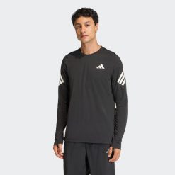 Koszulka do biegania z długim rękawem adi365 Iconic///. Czarne buty do biegania męskie ADIDAS, bez wzorów, bez zapięcia, do biegania, climacool (adidas). Za 179.00 zł.