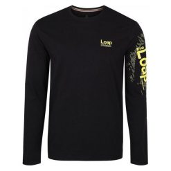 Loap Loap Koszulka Męska Bahu Dark Blue S. Niebieskie koszulki męskie z długim rękawem Loap, m, z nadrukiem, z bawełny, sportowe, z długim rękawem. W wyprzedaży za 55.00 zł.