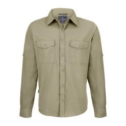 Męska Koszula Expert Kiwi. Szare koszule męskie Craghoppers, m, bez wzorów, bez kołnierzyka, bez ramiączek. Za 157.99 zł.