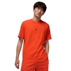 Koszulka męska Air Jordan Sport Dri-FIT T-shirt Orange HQ8970-891. Brązowe t-shirty sportowe męskie Jordan, m, bez wzorów, sportowe, bez ramiączek. Za 148.35 zł.
