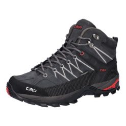 Buty trekkingowe męskie CMP Rigel Mid Wp. Szare buty trekkingowe męskie CMP, bez wzorów, bez zapięcia, trekkingowe. Za 397.89 zł.