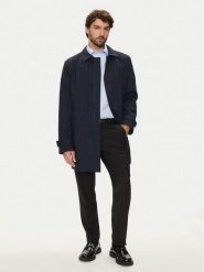 Boss Płaszcz zimowy P-Jared 50521591 Granatowy Regular Fit. Niebieskie płaszcze męskie Boss, na zimę, m, bez wzorów, z syntetyku, bez kaptura. Za 2,999.00 zł.