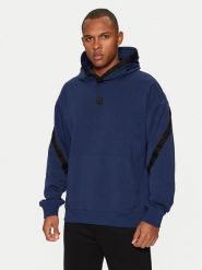 HUGO Bluza Dagarito 50521429 Granatowy Relaxed Fit. Niebieskie bluzy nierozpinane męskie Hugo, m, bez wzorów, z bawełny, bez ramiączek, bez kaptura. Za 399.99 zł.