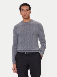 BOSS Sweter H-Hetico 50549975 Szary Regular Fit. Szare kardigany męskie Boss, m, bez wzorów, z wełny, bez ramiączek. Za 709.99 zł.