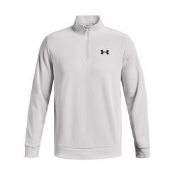 Kurtka z zamkiem błyskawicznym ¼ Under Armour Fleece®. Czarne kurtki męskie Under Armour, bez wzorów, sportowe, bez ramiączek, bez kaptura. Za 294.50 zł.