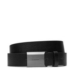 Pasek Męski Calvin Klein. Czarne paski męskie Calvin Klein, bez wzorów. Za 179.99 zł.