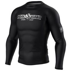 Koszulka sportowa męska Rashguard do MMA EXTREME HOBBY HOOLS. Czarne bielizna termoaktywna męska EXTREME HOBBY, m, bez wzorów, z bawełny, bez ramiączek, do biegania. Za 209.00 zł.