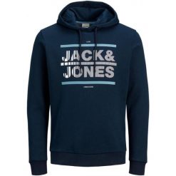 Jack & Jones Męska bluza z kapturem - wygodna i stylowa. Fioletowe bluzy z kapturem męskie Jack&Jones, m, bez wzorów, z kapturem. Za 197.99 zł.
