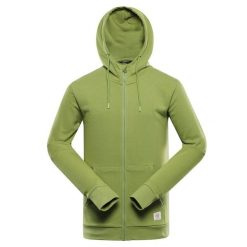 Bluza męska bawełniana z kapturem Alpine Pro Lokk. Zielone bluzy nierozpinane męskie Alpine Pro, m, bez wzorów, z bawełny, bez ramiączek, z kapturem. W wyprzedaży za 149.00 zł.