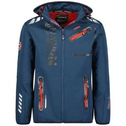 Geographical Norway Softshell ROYAUTE DB NAVY RED MEN 068 (WY2001H/GN/Navy. Niebieskie kurtki softshell męskie Geographical Norway, bez wzorów, z softshellu, bez kaptura, trekkingowe. Za 249.00 zł.
