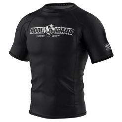 Koszulka Męska Rashguard MMA na Siłownię EXTREME HOBBY HOOLS. Czarne bielizna termoaktywna męska EXTREME HOBBY, m, bez wzorów, z bawełny, bez ramiączek, do biegania. Za 199.00 zł.