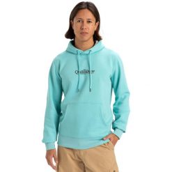 Bluza z kapturem dla Mężczyzn FINELINE Niebieski. Niebieskie bluzy z kapturem męskie Quiksilver, m, bez wzorów, z bawełny, z kapturem. Za 229.99 zł.