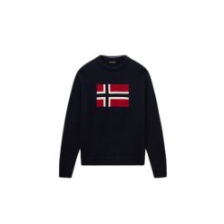 Koszulka z długim rękawem Napapijri D-Mura C. Niebieskie koszulki męskie z długim rękawem Napapijri, bez wzorów, sportowe, bez kołnierzyka, bez ramiączek. W wyprzedaży za 645.00 zł.