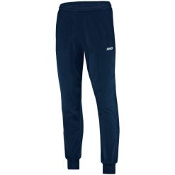 Spodnie dresowe Jako polyester Classico. Niebieskie spodnie dresowe męskie Jako, bez wzorów, z dresówki. Za 190.00 zł.