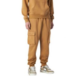 Spodnie męskie Champion Rib Cuff Cargo Pants. Brązowe spodnie na co dzień męskie CHAMPION, bez wzorów, sportowe. Za 170.00 zł.
