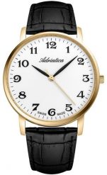 Zegarek męski Adriatica A1287.1223QN czarny. Czarne zegarki męskie Adriatica. Za 740.00 zł.