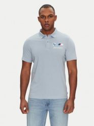 Puma Polo Bmw Mms Ess 621312 Błękitny Regular Fit. Niebieskie koszulki polo męskie Puma, m, bez wzorów, z bawełny, bez kołnierzyka, bez ramiączek. Za 119.99 zł.