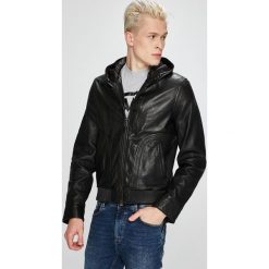 Trussardi Jeans - Kurtka skórzana. Kurtki męskie marki TRUSSARDI JEANS. W wyprzedaży za 899.90 zł.