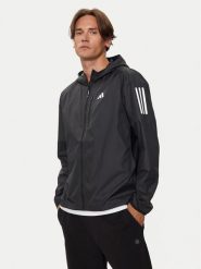 Adidas Kurtka do biegania Own The Run IN1483 Czarny Slim Fit. Czarne kurtki treningowe męskie ADIDAS, m, bez wzorów, z syntetyku, bez kaptura, do biegania. Za 329.99 zł.