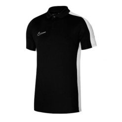 Męska Koszulka Polo Academy DriFIT. Czarne koszulki polo męskie Nike, m, bez wzorów, sportowe, bez kołnierzyka, bez ramiączek. Za 222.99 zł.