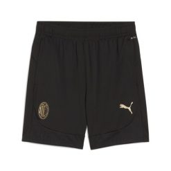 Męskie szorty treningowe AC Milan PUMA Black For All Time Red. Czarne szorty sportowe męskie Puma, bez wzorów, sportowe. W wyprzedaży za 162.50 zł.
