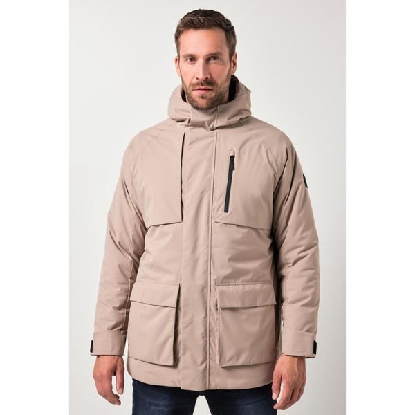 Męska Kurtka funkcyjna outdoor wodoodporna wiatroszczelna kaptur. Brązowe kurtki męskie JAY-PI, m, bez wzorów, z materiału, sportowe, bez ramiączek, bez kaptura. Za 799.99 zł.