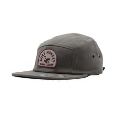 Czapka 5-panelowa - Płaski daszek - Jockey / Rozmiar uniwersalny (Szary). Szare czapki męskie SURF MONKEY, bez wzorów, sportowe. Za 179.95 zł.