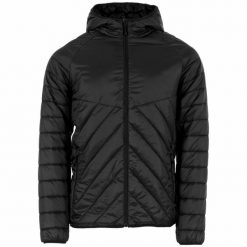 Kurtka puchowa Stanno Prime Puffer II. Czarne kurtki męskie STANNO, na zimę, m, bez wzorów, z poliamidu, eleganckie, bez ramiączek, bez kaptura. Za 422.50 zł.
