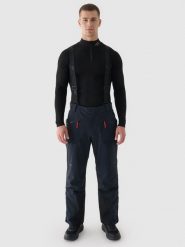 4F Spodnie narciarskie membrana Dermizax 20000 męskie - czarne 3XL. Czarne spodnie narciarskie i snowboardowe męskie 4f, bez wzorów, z materiału, narciarskie, Dermizax. Za 1,299.99 zł.