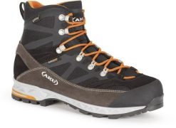 Buty trekkingowe męskie Aku M'S TREKKER PRO GTX, black/ orange, 44.5. Czarne buty trekkingowe męskie Aku, bez wzorów, bez zapięcia. Za 756.25 zł.