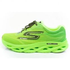 Buty do biegania męskie Skechers Go Run. Zielone buty do biegania męskie Skechers, bez wzorów, z materiału, bez zapięcia, do biegania. Za 384.00 zł.