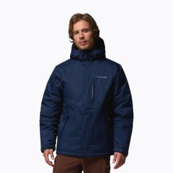 Kurtka ocieplana męska Columbia Oak Harbor II Insulated. Niebieskie kurtki męskie Columbia, m, bez wzorów, z puchu, sportowe, bez ramiączek, bez kaptura. Za 679.99 zł.