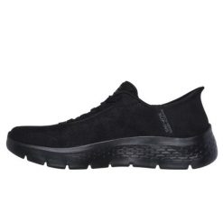 Buty SKECHERS SLIP - INS GO WALK FLEX - SMOOT Czarny. Czarne buty trekkingowe męskie Skechers, bez wzorów, z syntetyku, bez zapięcia, trekkingowe, skechers sport. Za 404.72 zł.