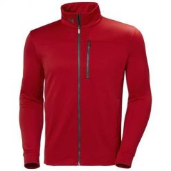 Bluzy sportowa męska Helly Hansen Crew Fleece. Czerwone bluzy rozpinane męskie Helly Hansen, m, bez wzorów, sportowe, bez ramiączek, bez kaptura. Za 718.00 zł.