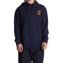 Bluza z kapturem DC Shoes Quality Goods, Mężczyźni. Niebieskie bluzy nierozpinane męskie DC Shoes, m, bez wzorów, z bawełny, sportowe, bez ramiączek, z kapturem. Za 390.00 zł.